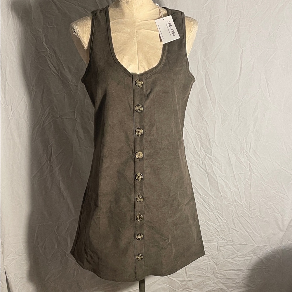 LARelaxed Olive Corduroy 70’s vintage NEW W/TAGS 100% organic cotton made in USA